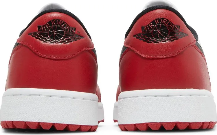 Air Jordan 1 Low Golf Chicago Cleats, Red