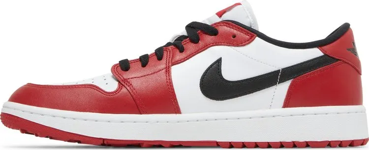 Air Jordan 1 Low Golf Chicago Cleats, Red
