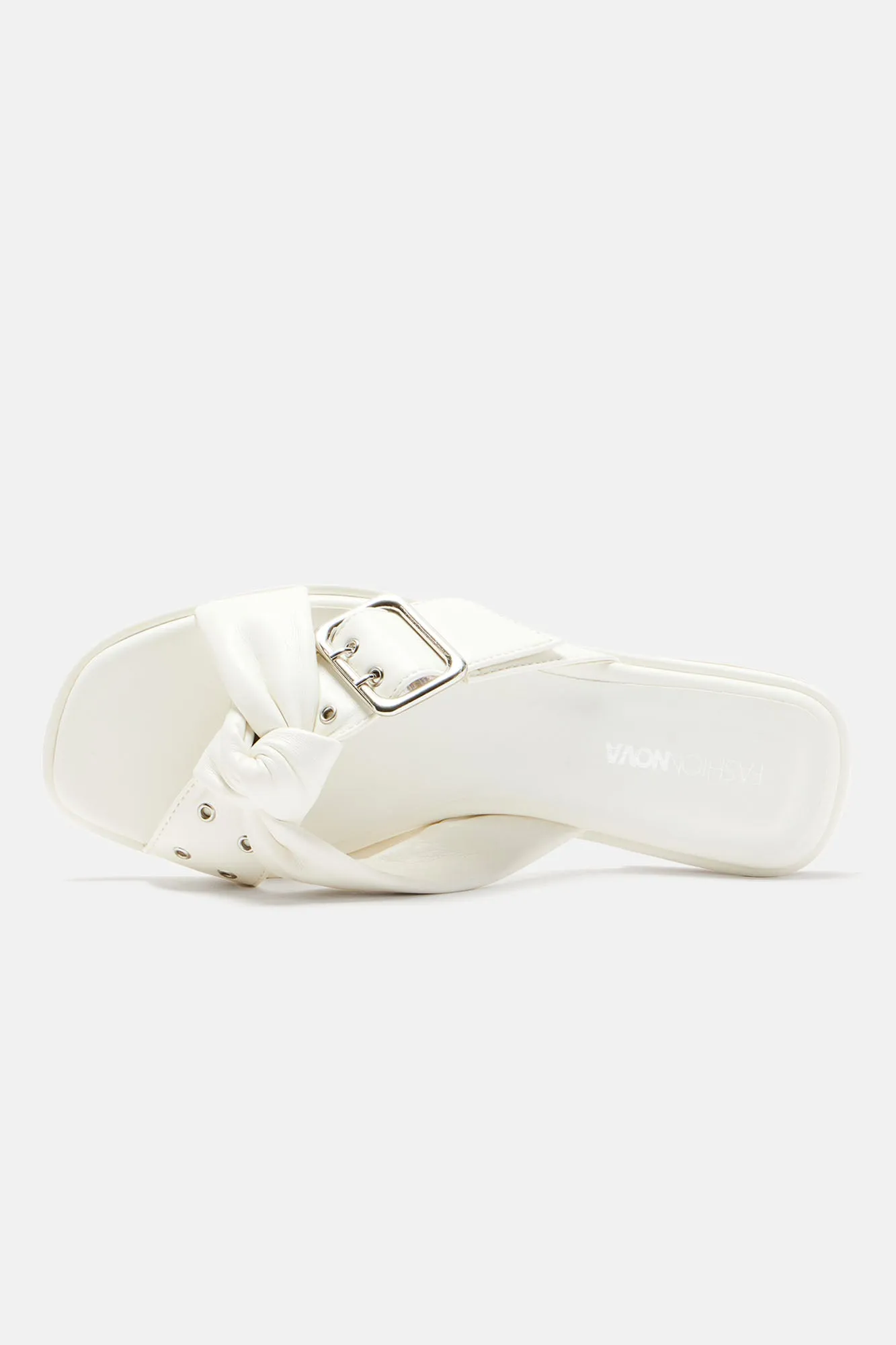 Always Low Key Flat Sandals - White