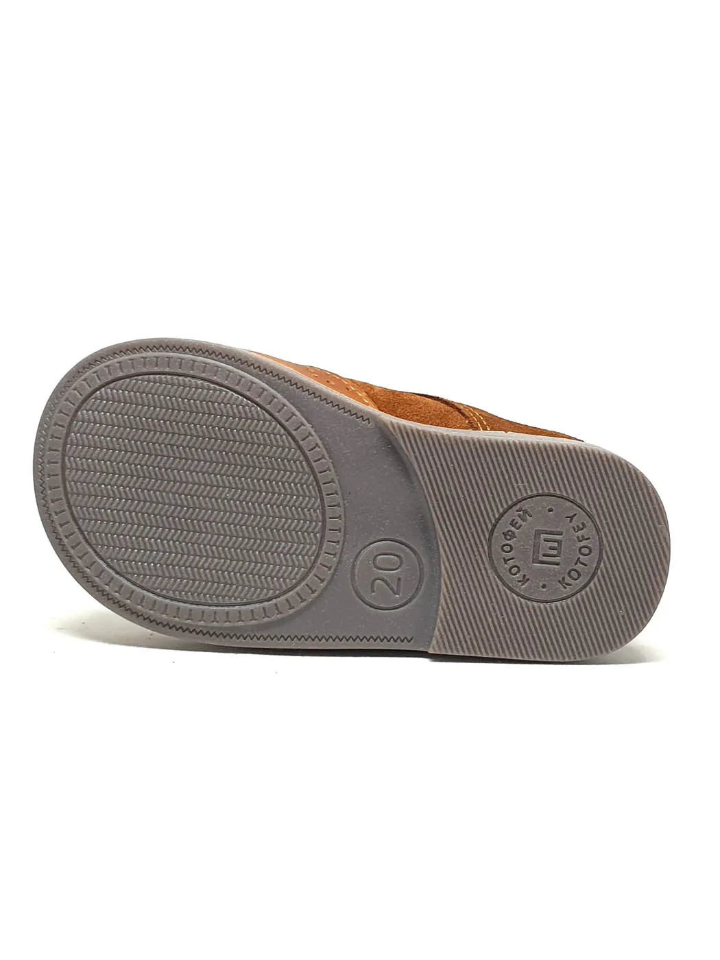 Baby Shoes Moccasins for boy - Camel