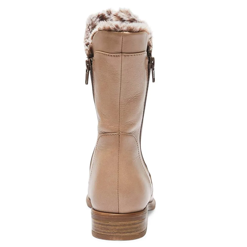 Baldwin Boot in Taupe Leather