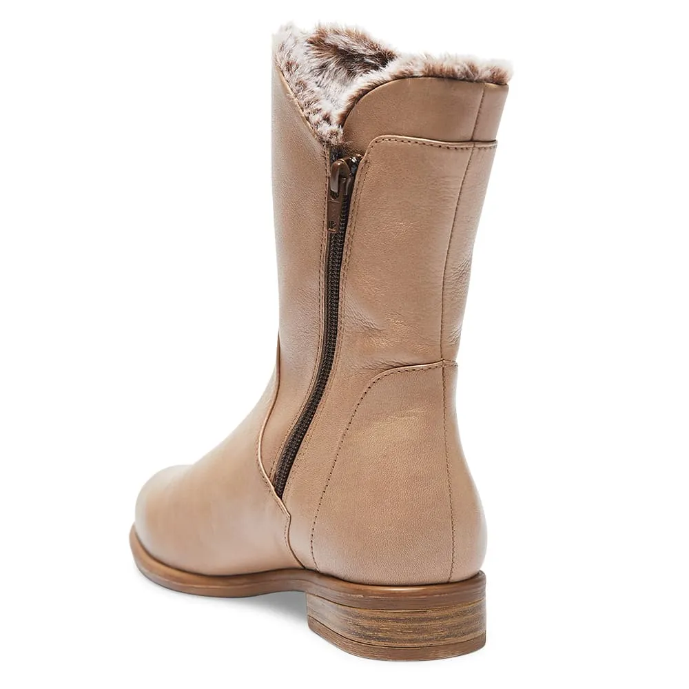 Baldwin Boot in Taupe Leather