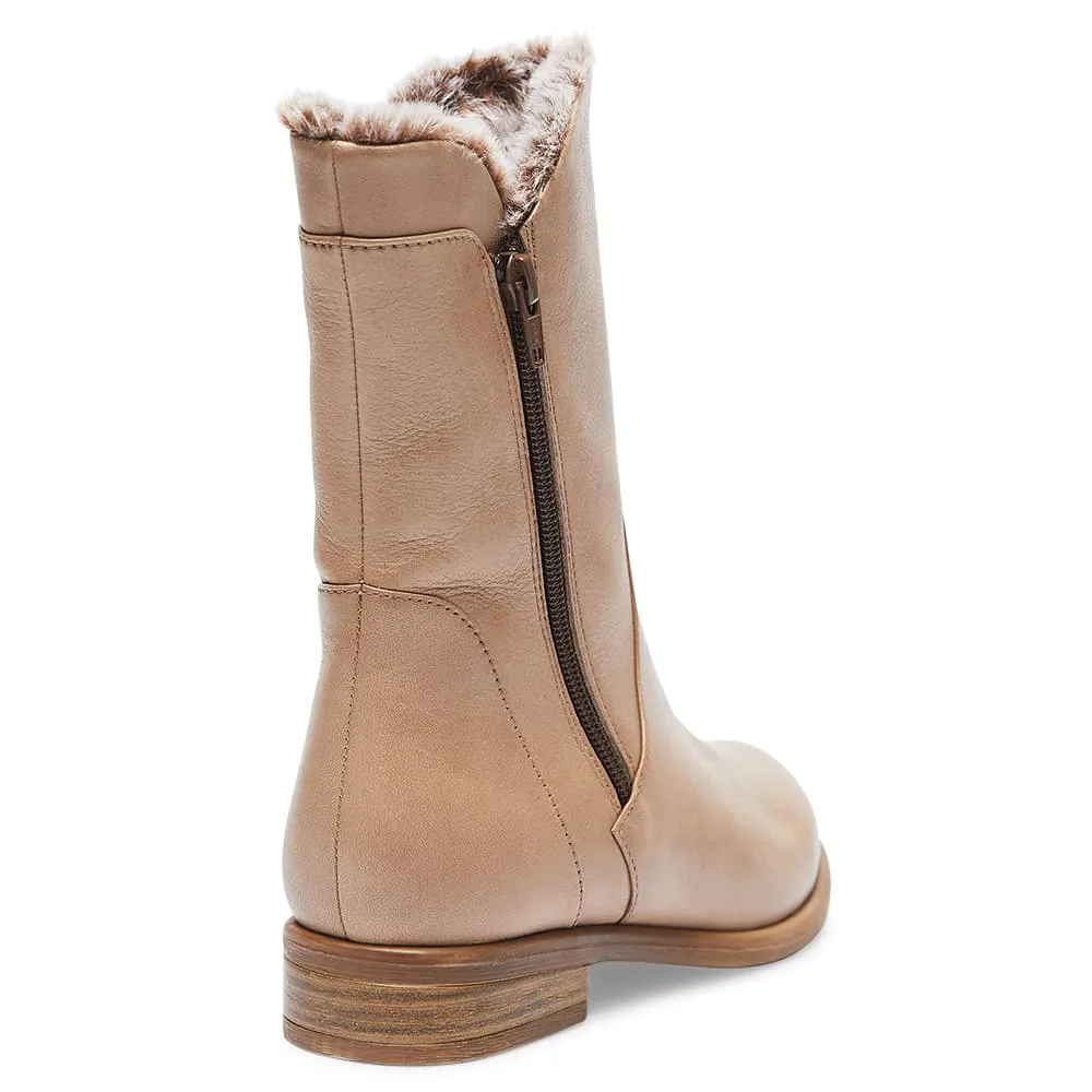 Baldwin Boot in Taupe Leather