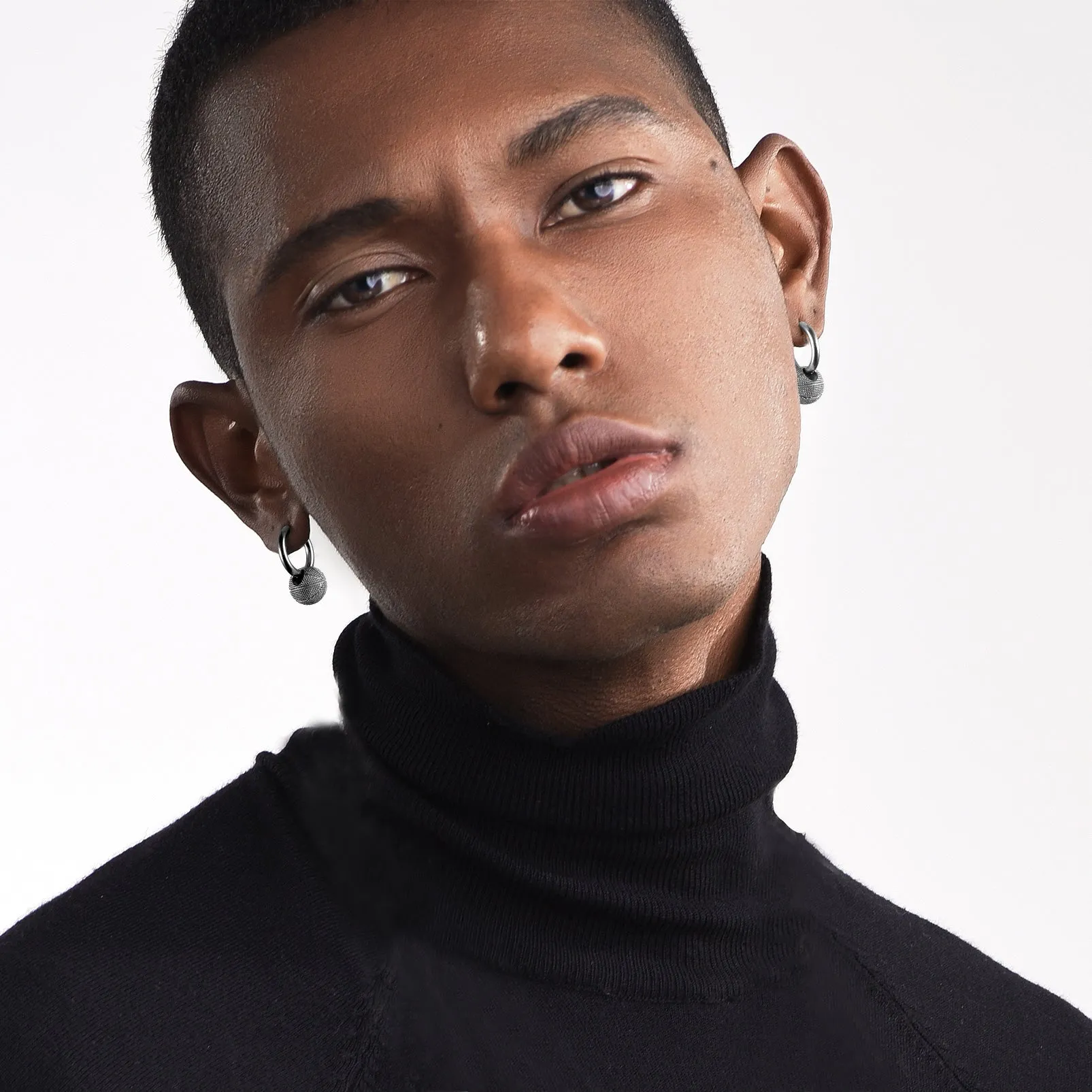 Basketball Dangle Hoop Earrings for Men Women