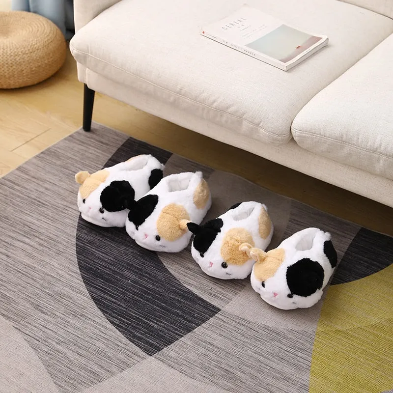 Calico Kitty Slippers by Style's Bug