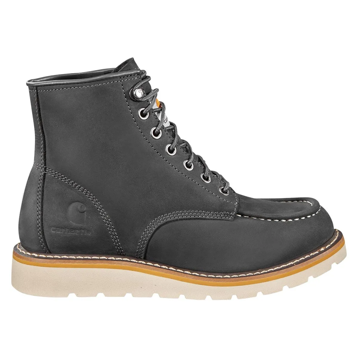 Carhartt Women's 6" Moc Toe Wedge Boots - Dark Gray