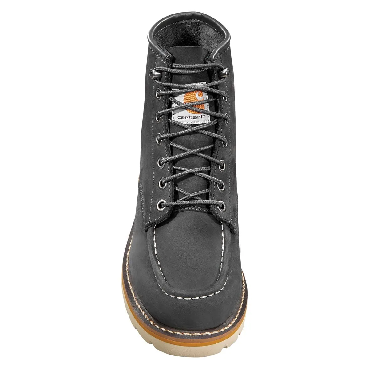 Carhartt Women's 6" Moc Toe Wedge Boots - Dark Gray