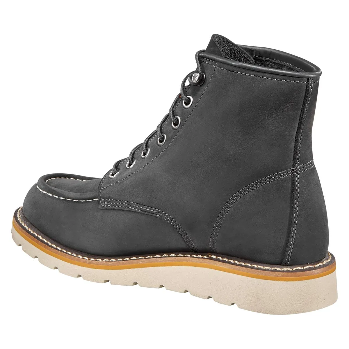 Carhartt Women's 6" Moc Toe Wedge Boots - Dark Gray