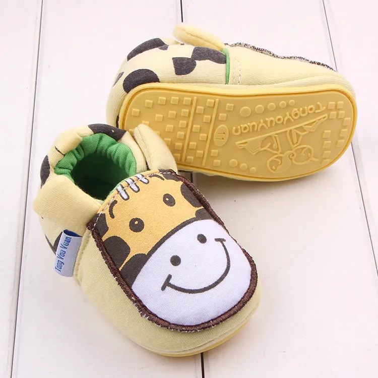Character Slippers with Rubber Soles for Toddlers