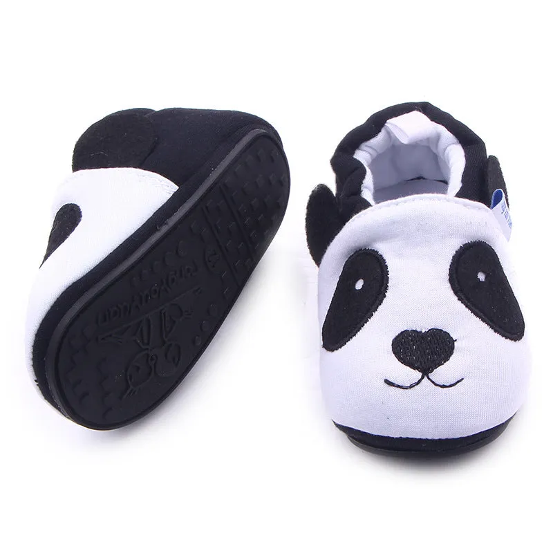 Character Slippers with Rubber Soles for Toddlers