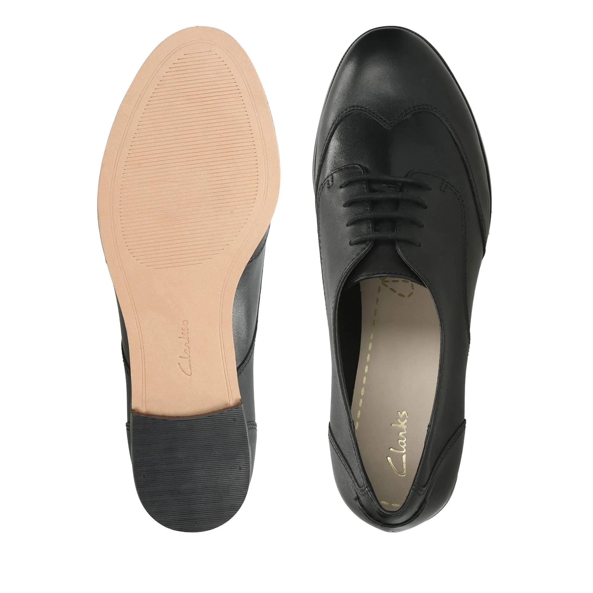Clarks Andora Trick Leather Womens / Girls Shoes