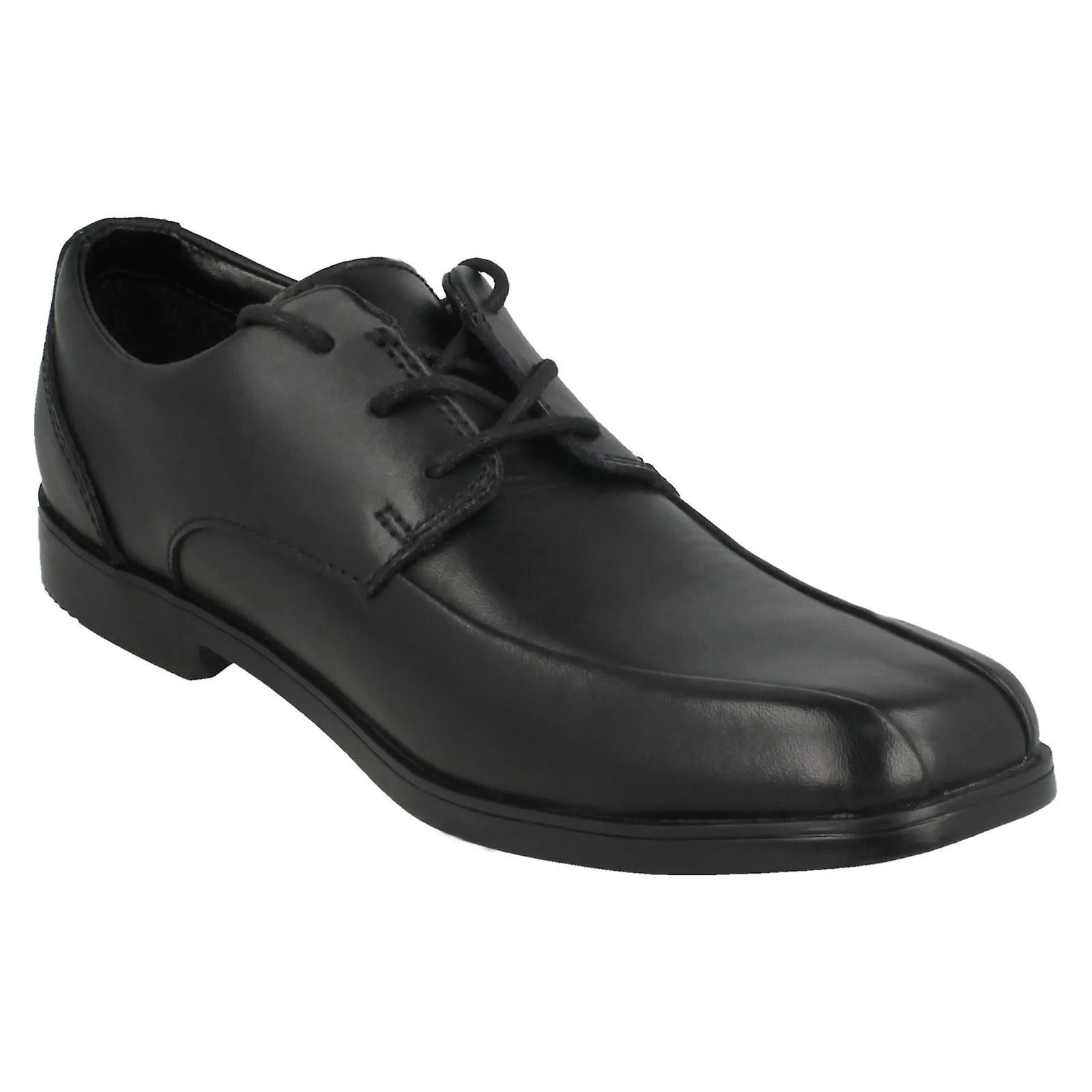 Clarks Bootleg Hoxton Chap Leather Lace Up Boys Shoes
