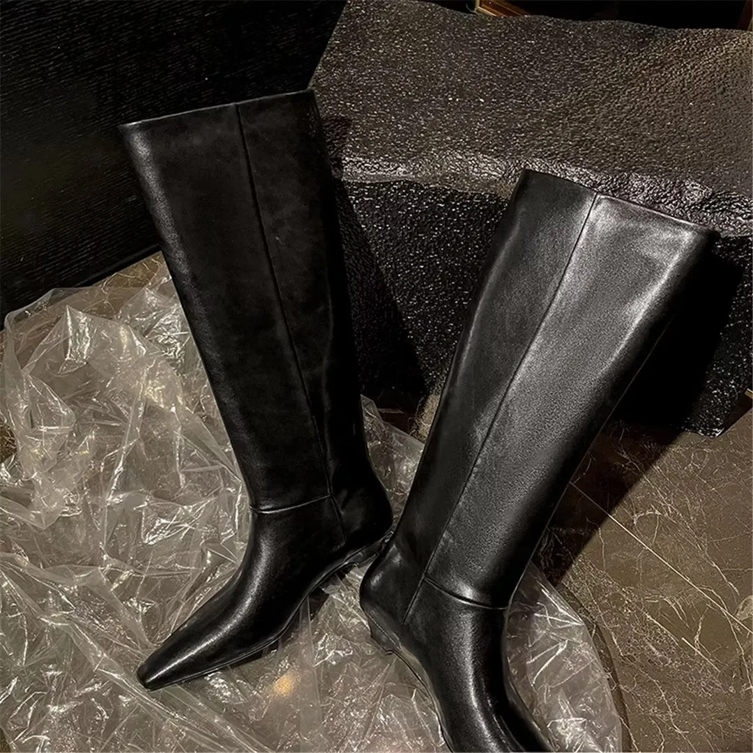 CrocBalance Suede Low-Heel Tall Boots