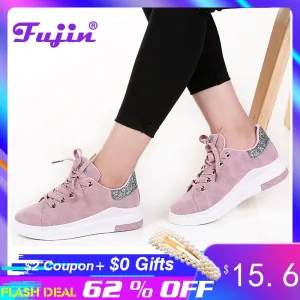 Fujin Brand 2019 Autumn Women Shoes sneakers  Autumn Soft Comfortable Casual Shoes Fashion Lady Flats Female shoes for women