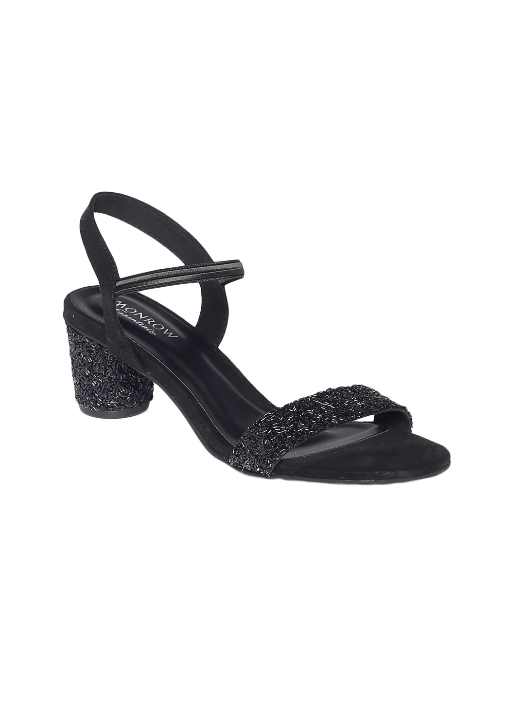 Harper Black Block Heels