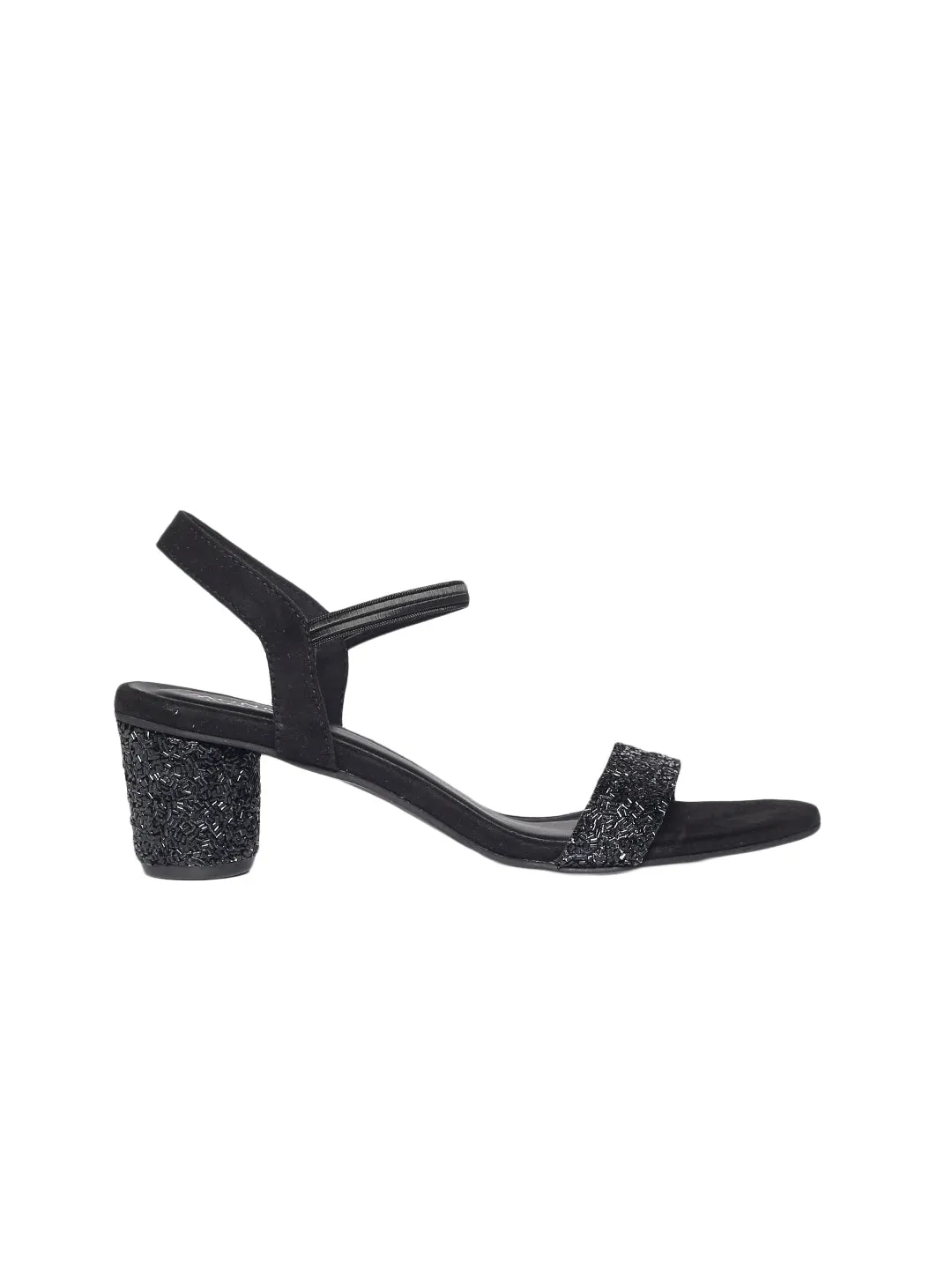 Harper Black Block Heels