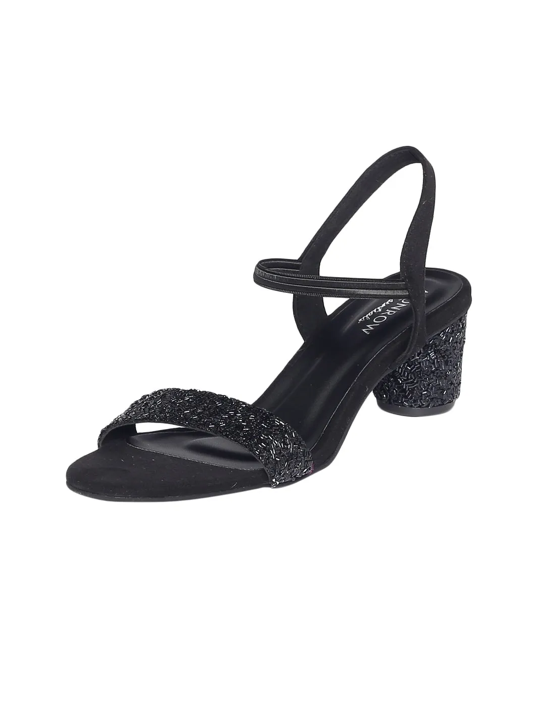 Harper Black Block Heels