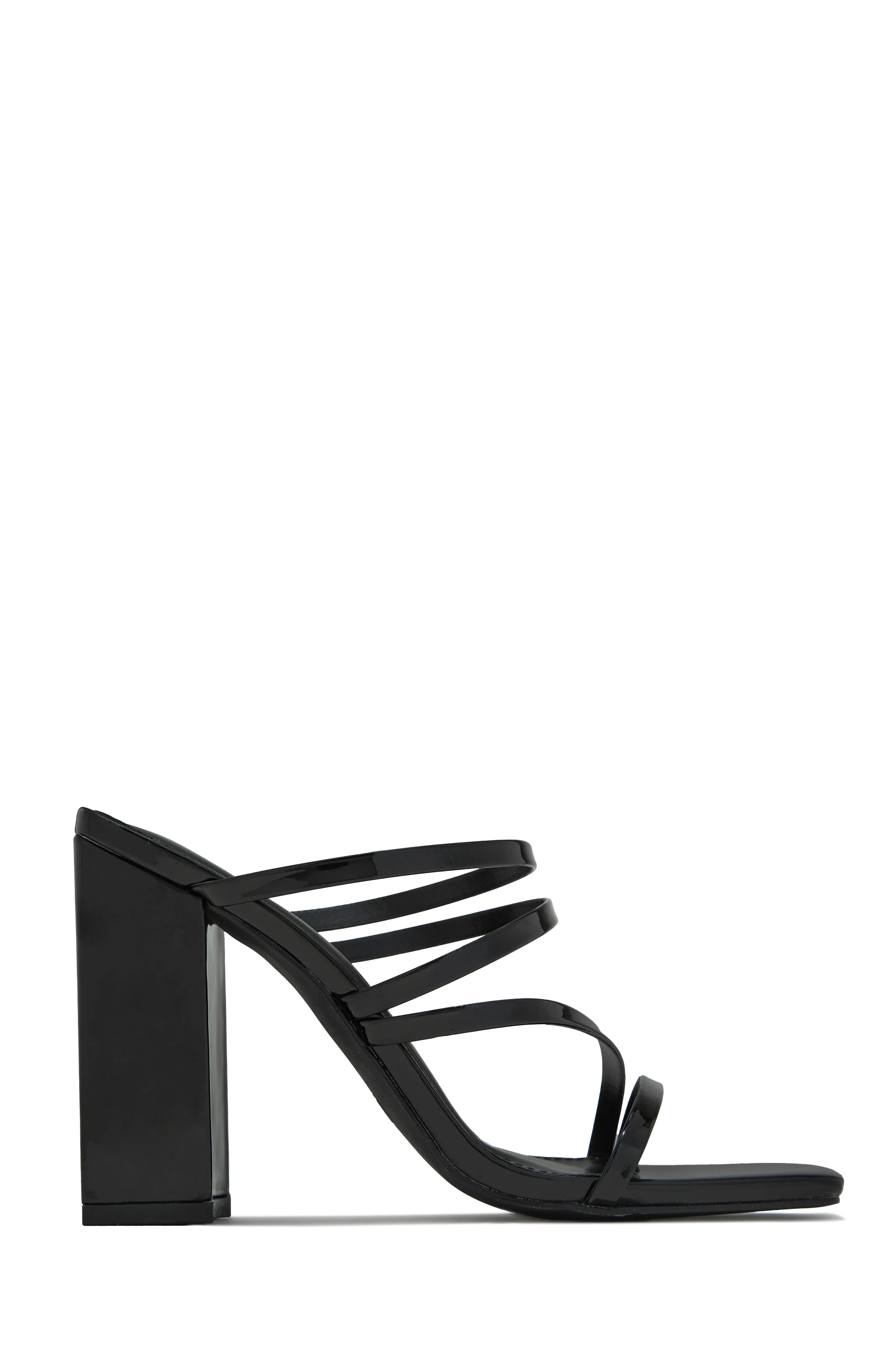 Jaziel Block Heel Mules - Silver
