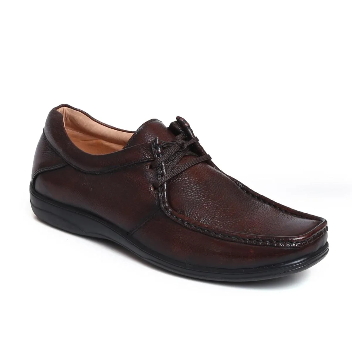 Lace Up Casual Leather Shoes for Men D – 2570