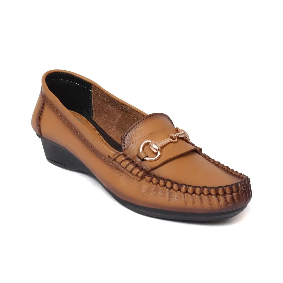 Leather Loafer Formal Shoes for Women SN - 15