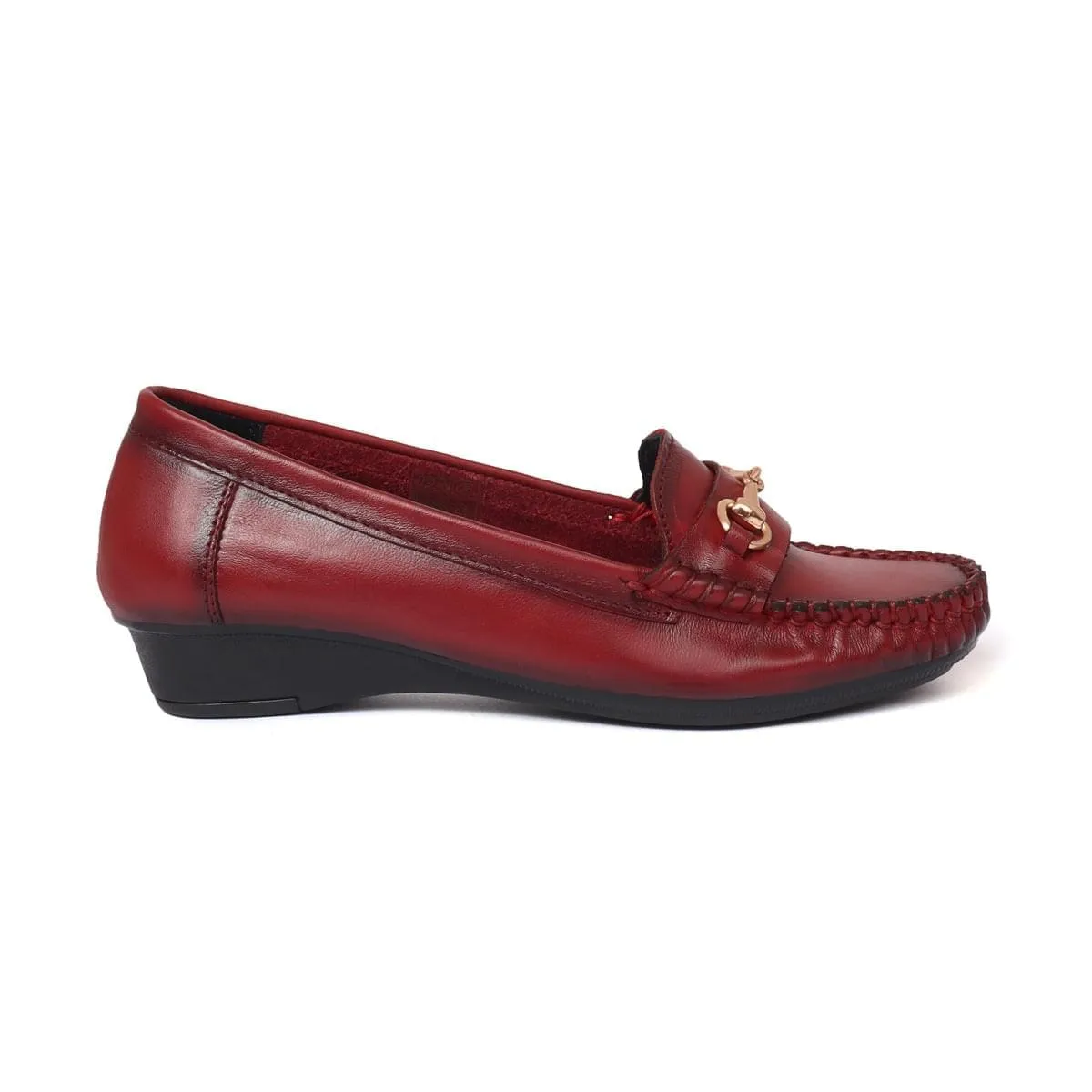 Leather Loafer Formal Shoes for Women SN - 15