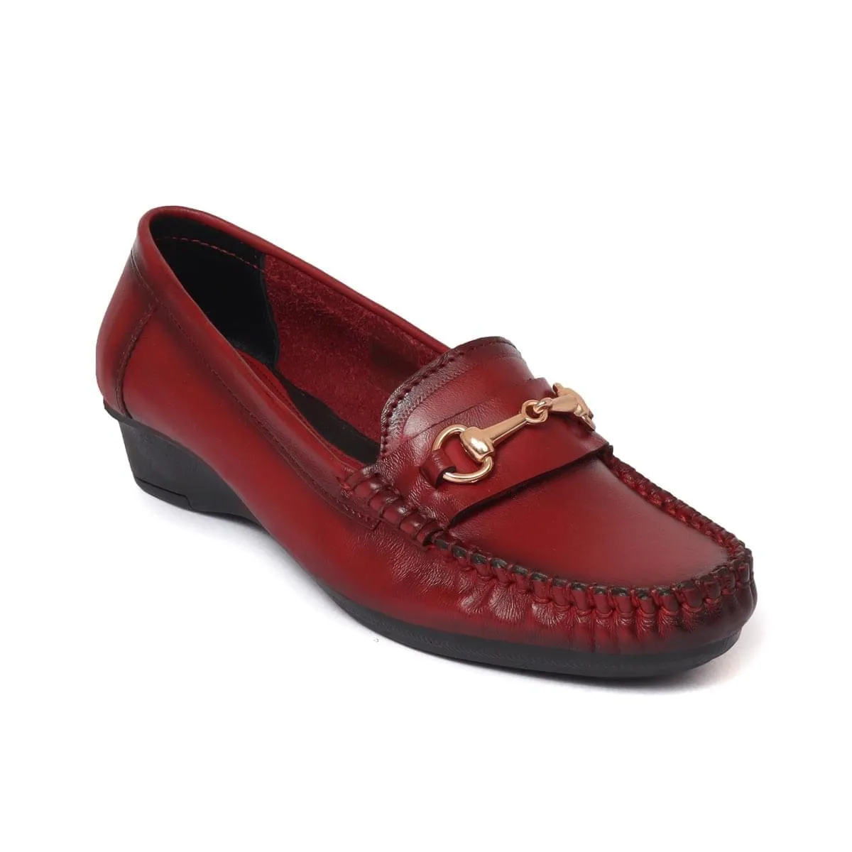 Leather Loafer Formal Shoes for Women SN - 15