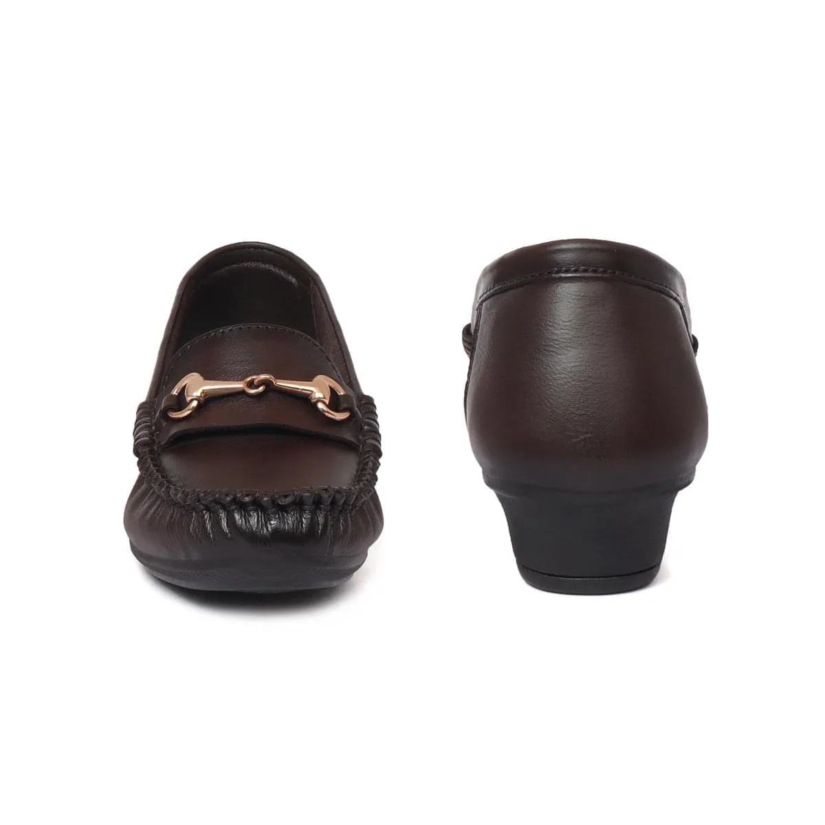Leather Loafer Formal Shoes for Women SN - 15