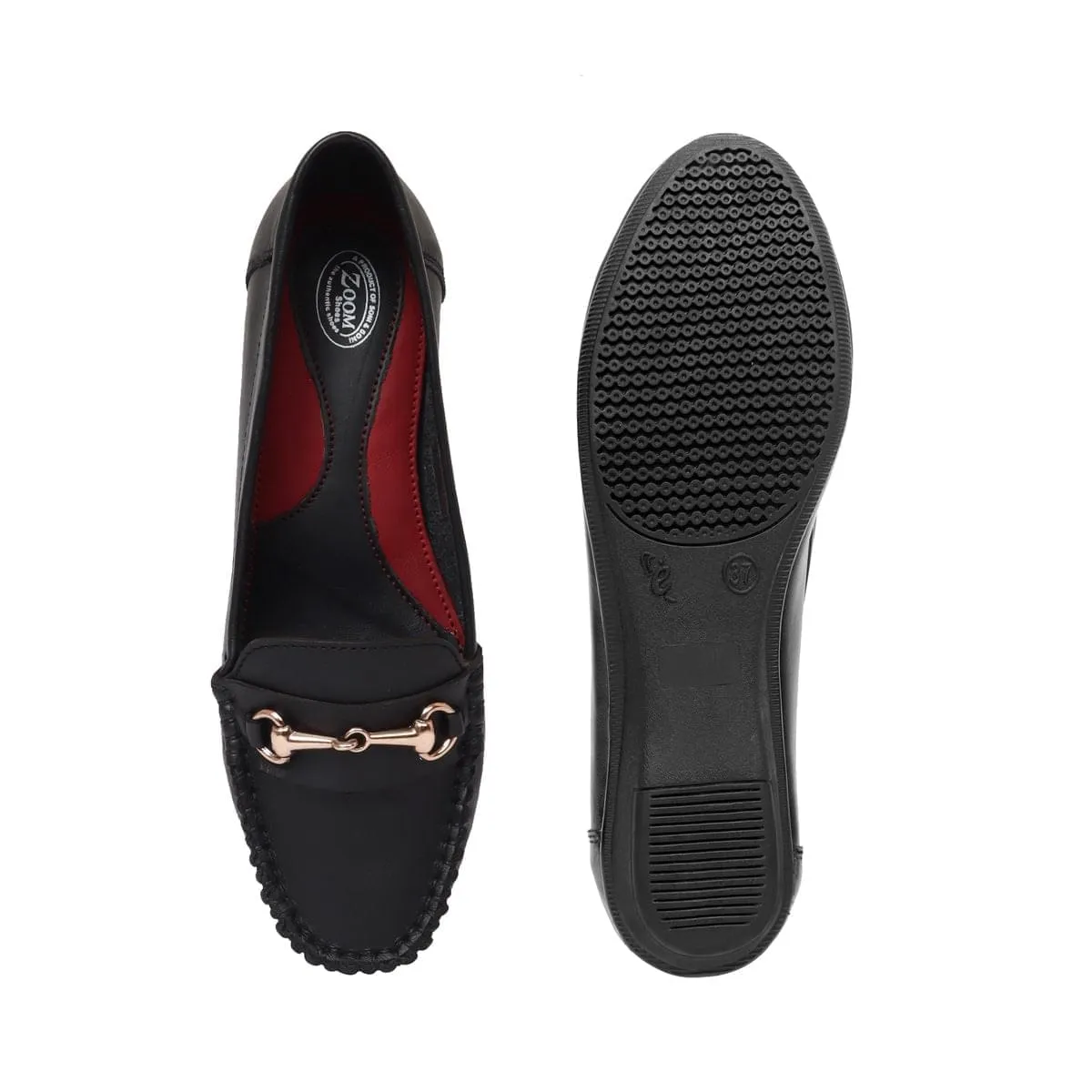 Leather Loafer Formal Shoes for Women SN - 15