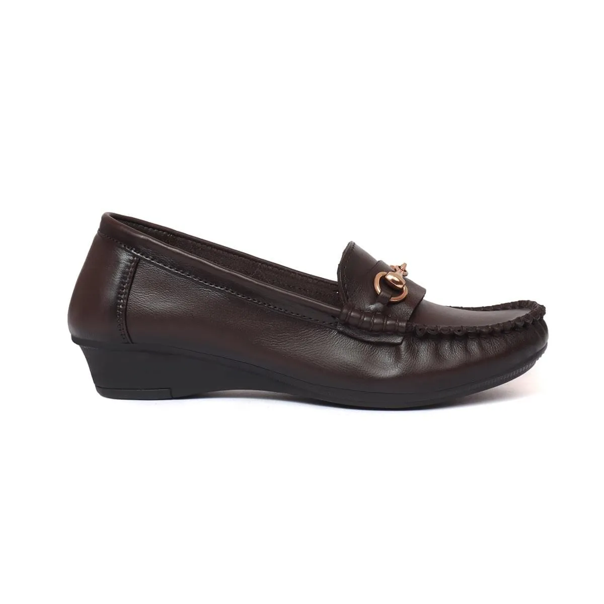 Leather Loafer Formal Shoes for Women SN - 15