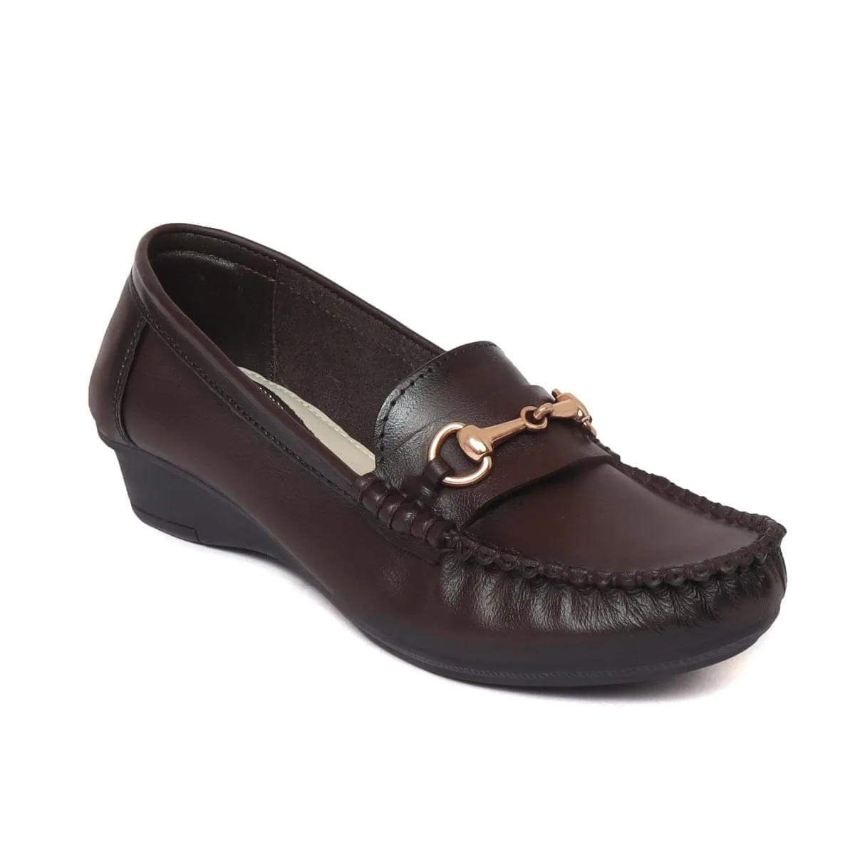 Leather Loafer Formal Shoes for Women SN - 15
