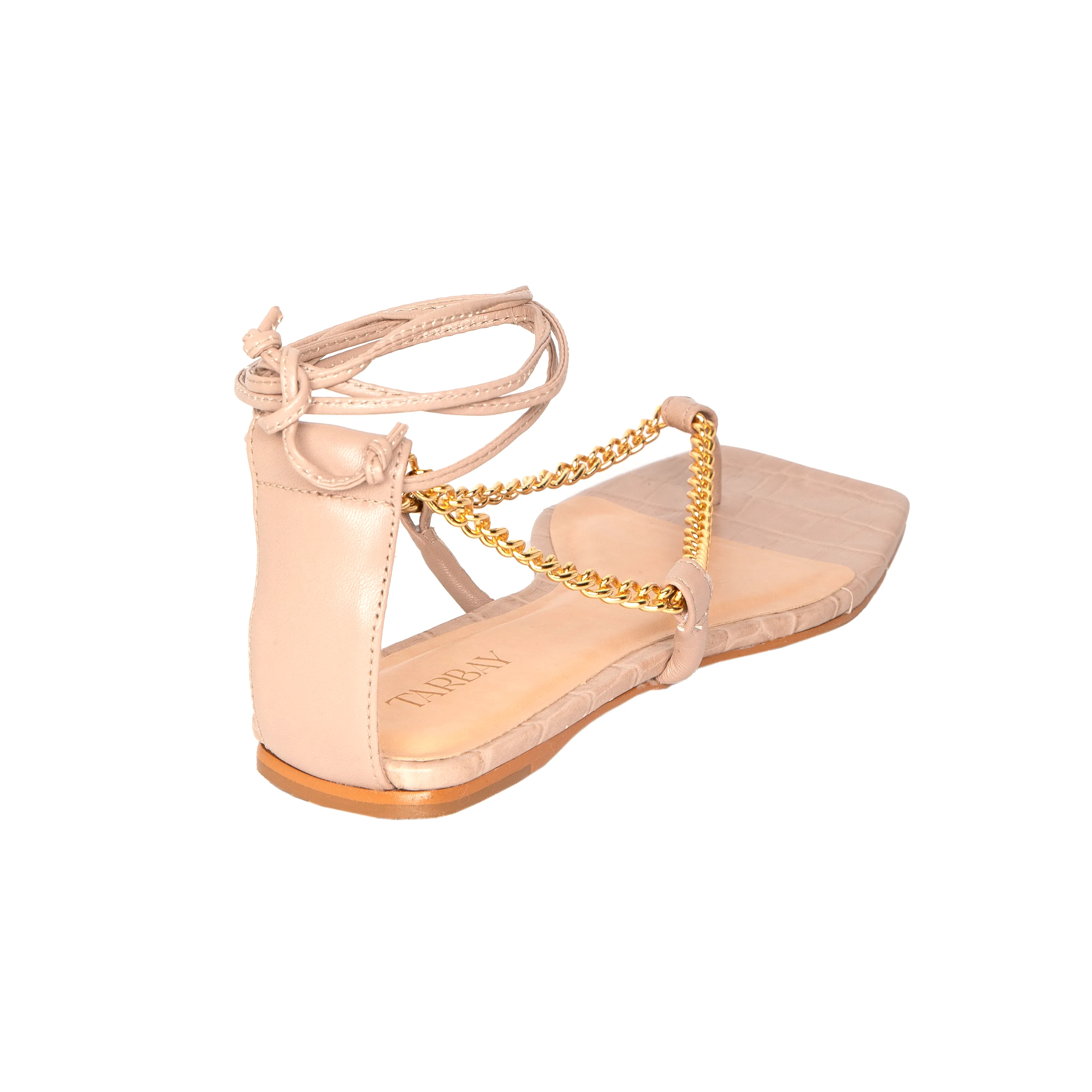 Mara Flat Sandals - Nocciola