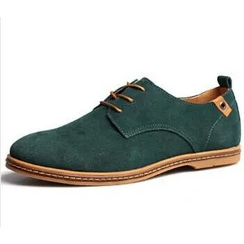 Mens Causal Suede Lace Up Shoes