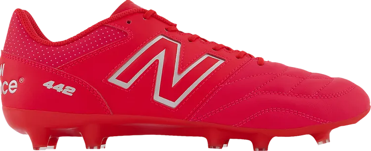 New Balance 442v2 Team FG 2E Wide 'Red White' Boots, Red