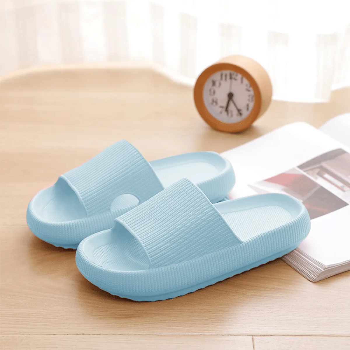 Owlkay Thick Sole Anti Slip Soft Sole Slippers