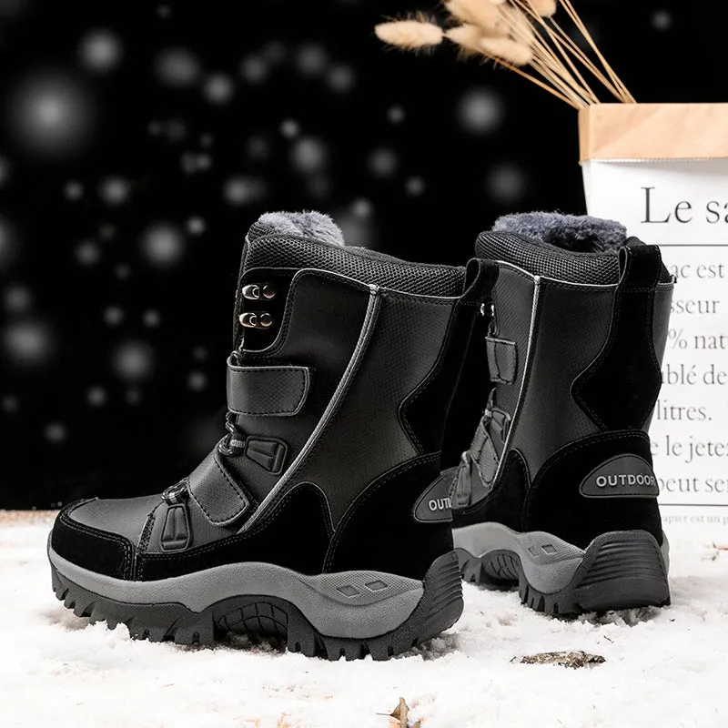 Owlkay Winter Outdoor Snow Boots