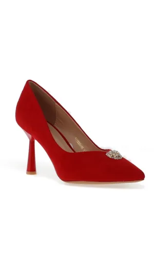 Riverbank Heel- Red