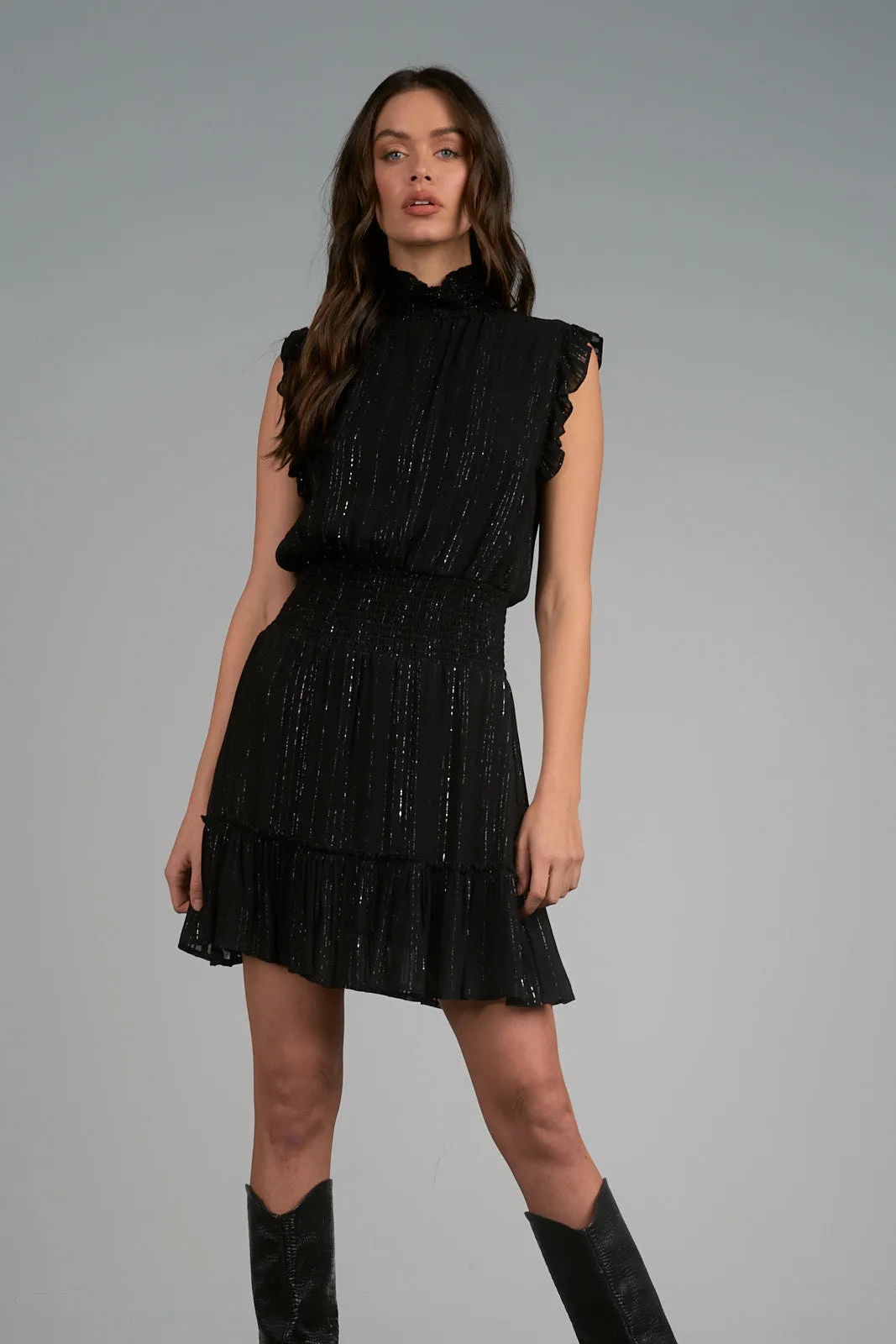 Sleeveless Smock Dress