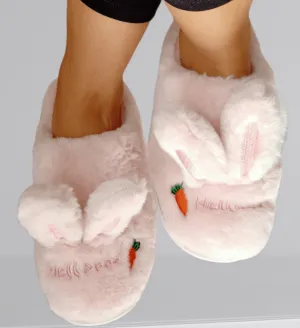 Women Pantoufle slippers - Bunny - Pink