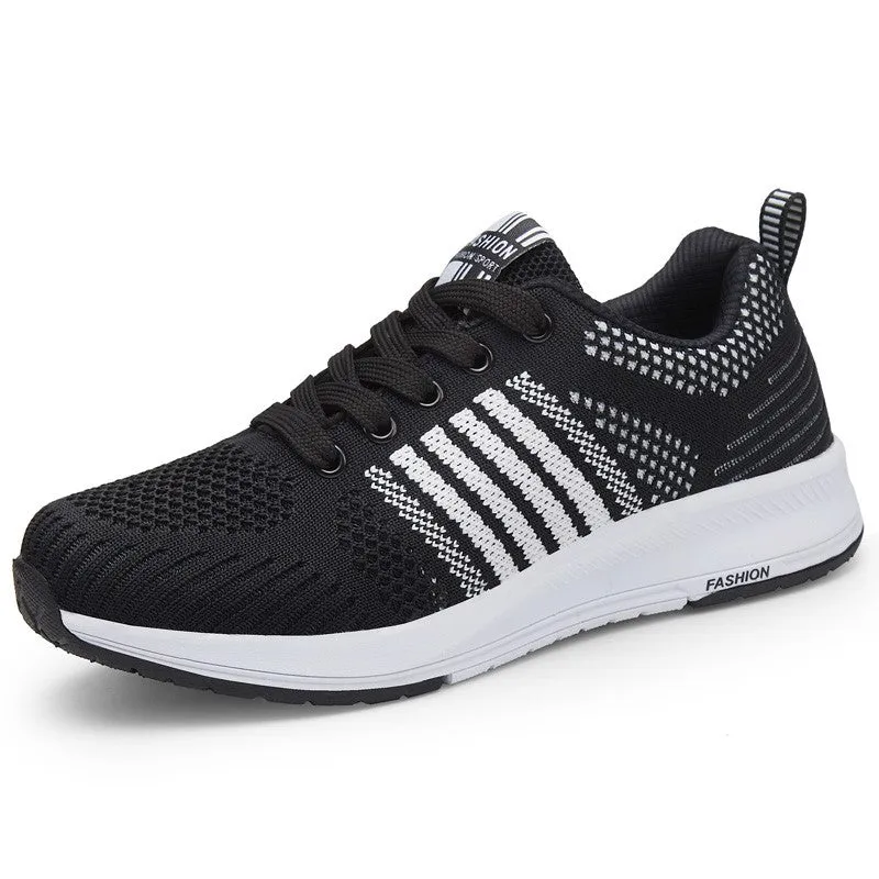 Women's fashion breathable platform running sneakers
