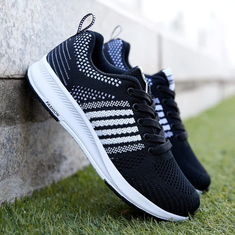 Women's fashion breathable platform running sneakers
