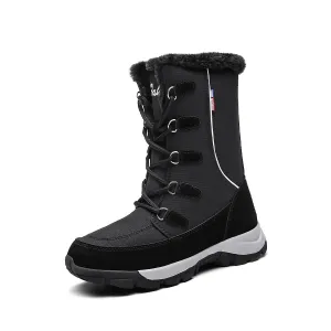 Women's pretty elegant winter thermal plush outdoor anti-skid boots