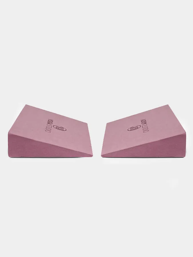 Yoga Studio EVA Foam Wedges Twin Pack Pair