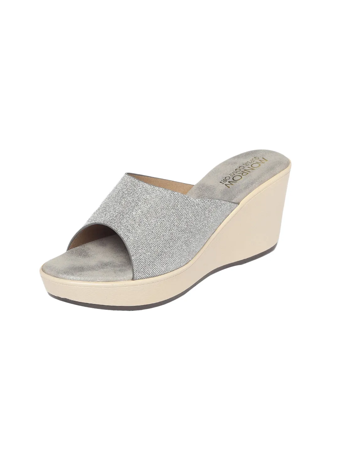 Zara Gun Metal Wedge Heels