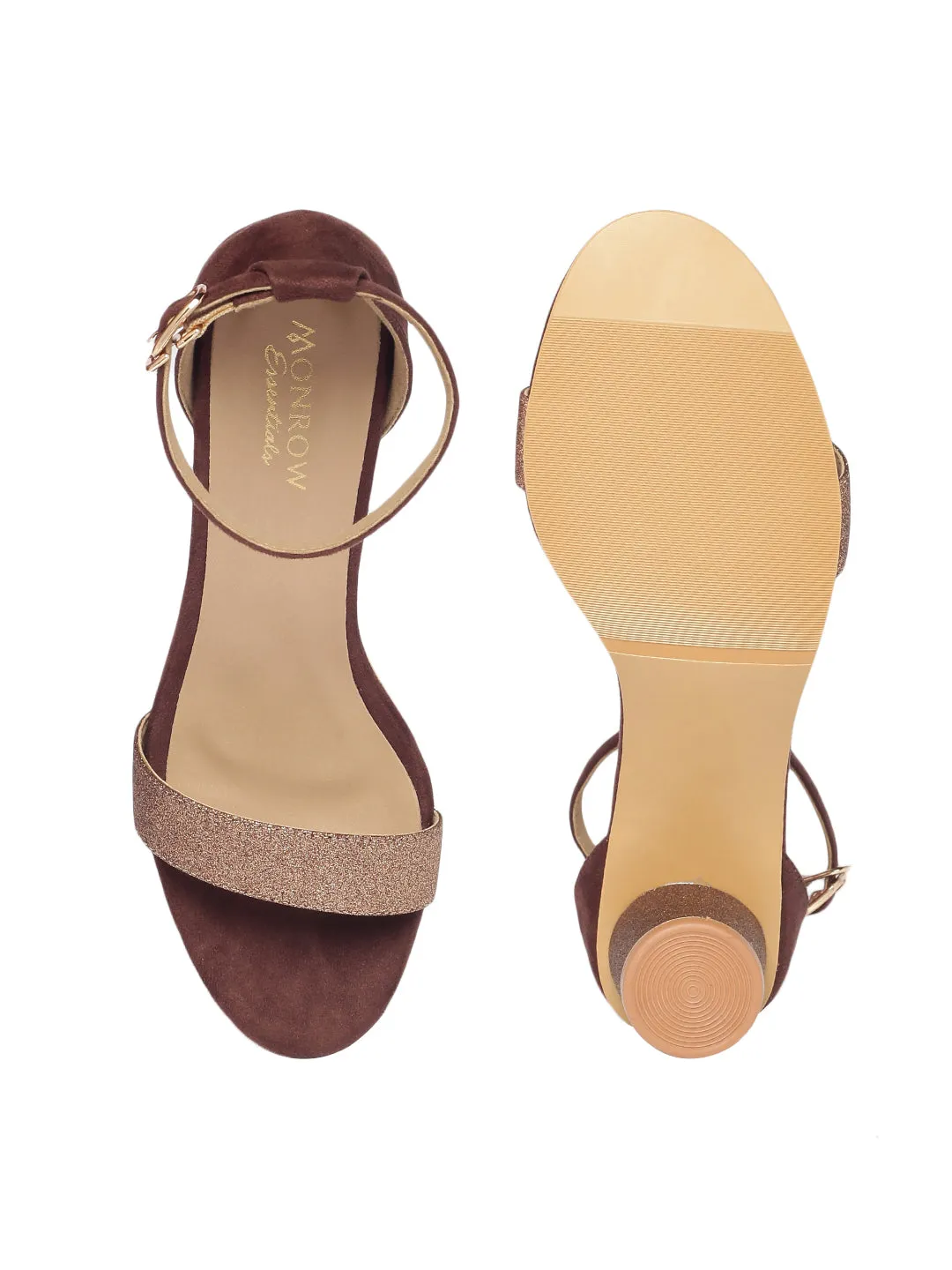 Zelda Brown Block Heels