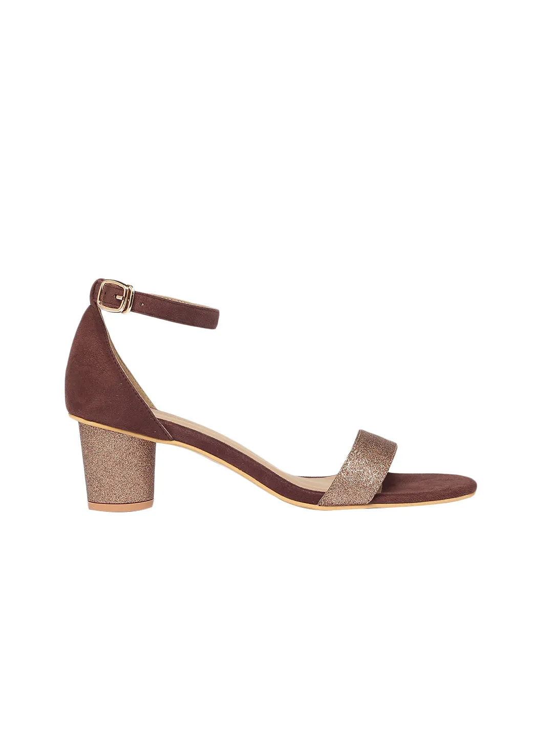Zelda Brown Block Heels